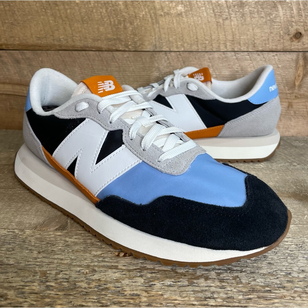 New Balance 237 V1 Black Rain Cloud Blue White Shoes 12/21 Men’s Size 11.5 D